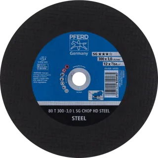 PFERD TOOLS Trennscheibe T Leistungslinie SG CHOP HD STEEL für Stahl - 66323080