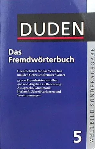 Das Fremdwörterbuch - Duden [Taschenbuch] [2002] Duden