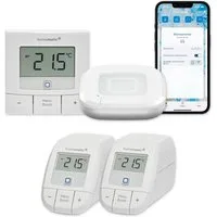 Homematic IP Bundle Heizen für 2 Heizkörper + Wandthermostat Smart-Home-Zubehör