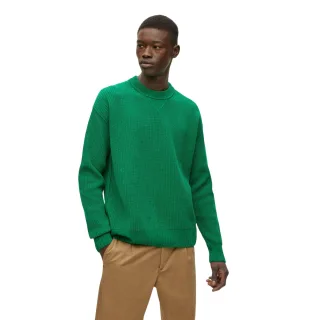 Boss - Pullover Top für Herren/Damen Unisex, gerippt, Regulär (Grün)