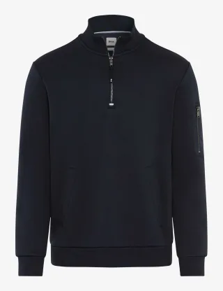 Brax Herren Troyer Style SION night blue, dunkelblau, Gr. S