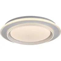 JUST LIGHT LED Deckenleuchte LAGO, CCT - über Fernbedienung, LED fest integriert, warmweiß - kaltweiß, CCT-Farbtemperatursteuerung, Infrarot-FB, Stufenlos dimmbar, Memory