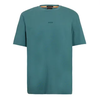 Boss - "Tchup" T-Shirt für Herren, Übergroß (Dunkelgrün)