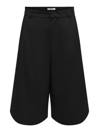 JDY - JDYBIANCA HW BERMUDA SHORTS PNT NOOS Black - Gr. - S