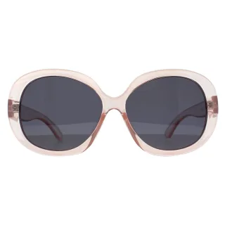 Montana Round Womens Transparent Rosa Rauch Polarisiert MP63