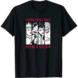 Disney - "Every Fairy Tale Needs A Villain" T-Shirt für Herren (Schwarz)