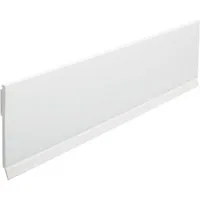Primo Sockelleiste Primo Flachleiste 150 cm 50 x 2,5 mm weiß