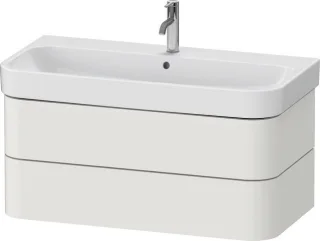 Duravit Happy D.2 Plus Waschtischunterbau wandhängend Nordic Weiß Seidenmatt 975x490x415 mm - HP4388 HP4388039390000