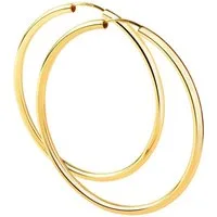 Vivance Paar Creolen 925/- Sterling Silber vergoldet 60mm