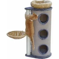 nanook Kratzbaum Kratztonne grau beige