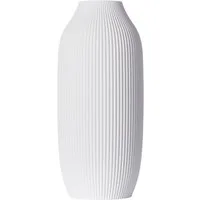 3D Vase Dekovase Stella XL 38cm Nachhaltige Deko Vase Pampasgras Trockenblumen, Bodenvase