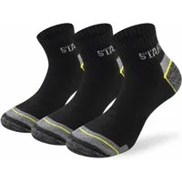 Lenz Funktionssocken Staff Worker Basic Quarter Socken - 3er Pack robust