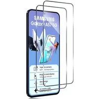 SmartUP Displayschutzglas 2X Schutzglas für Samsung Galaxy A57 5G Display Panzerfolie Full 9H für Samsung Galaxy A57 5G, kompletter Displayschutz