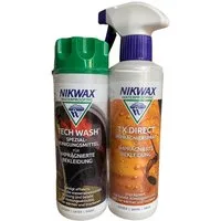 Nikwax NIKWAX TechWash und TX.Direct Spray-on 2x300ml - Doppelpack Spezialwaschmittel
