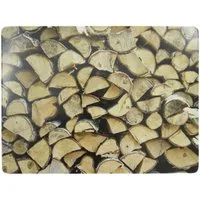 Hakbijl Glass Platzset, Höhe: cm, Farbe: Braun, Motiv: Holz