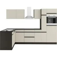 OPTIFIT Küchenzeile Roth, Stellmaße 300x175 cm, wahlweise mit E-Geräten, mit Apothekerschrank