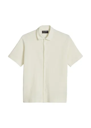 Marc OPolo Casual - Poloshirt regular Silky White - Gr. - L