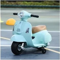 HOMCOM Elektro-Kindermotorrad Elektromotorrad, Elektrofahrzeug, inkl. Akku und Ladegerätfür, Belastbarkeit 25 kg, (1-tlg), für Außenbereich, Grün