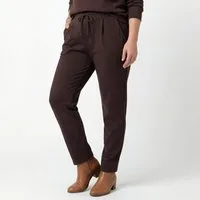 OriginalYou Chinohose Schlupfhose Damen Stretchhose Freizeithose Business Style auch in großen Größen erhältlich, mit Kordelzug