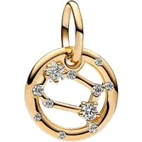 Pandora Charm Sternzeichen SHINE-762711C01, Sternzeichen, Zwilling, Vergoldet, Zirkonia