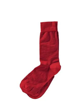 Mey & Edlich Herren Nonkonformisten-Socke Rot 65 % Wolle, 18 % Baumwolle, 15 % Polyamid, 2 % Elasthan