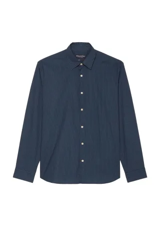 Marc OPolo Casual - Hemd aus Bio-Baumwolle blau - Gr. - XXL