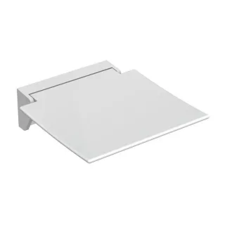 Hewi 350 Klappsitz 950.51.2009098 350x373x107mm, weiß pulverbeschichtet, signalweiß