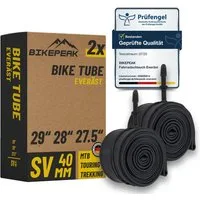 BikePeak Fahrradschlauch BikePeak 2x Fahrradschlauch Everäst MTB 29 Zoll SV 40/62-584/635 Set