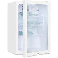 exquisit Getränkekühlschrank GKS120-GT-160C weiss, 84 cm hoch, 54 cm breit, klein,kompakt,dekorativ, überall platzierbar für immer kühle Getränke