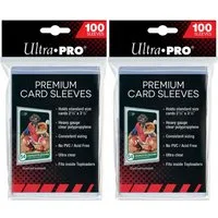 UltraPRO Sammelkarte 200 Platinum Premium Soft Sleeves - transparent