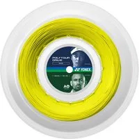 Yonex Tennissaite Poly Tour Drive 1.25 (Haltbarkeit+Spin) gelb 200m Rolle, Saitendicke: 1.25