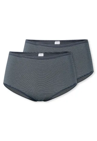 SCHIESSER - 2PACK Midi nachtblau - Gr. - 40