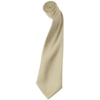 Premier Herrenkrawatte aus Satin (schmale Klinge) (2er-Pack) (natürlich)