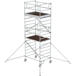 Munk Rollgerüst 1,35 x 1,80 m mit Ausleger & Doppel-Plattform - 167436