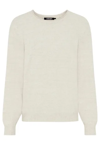 Olsen - Pullover Long Sleeves almond beige mel. - Gr. - 40