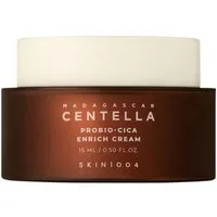 SKIN1004 Feuchtigkeitscreme Madagascar Centella Probio-Cica Enrich Cream Gesichtscreme 15ml – Feuchtigkeitspflege mit fermentierter Centella Asiatica, Probiotika, Niacinamid & Ceramiden für empfindliche, trockene oder reife Haut