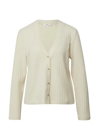 s.Oliver - T-Shirt creme - Gr. - 44