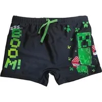 Minecraft Badehose Minecraft Creeper TNT schwarz oder blau