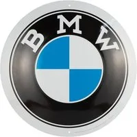 Nostalgic-Art Metallschild Blechschild 35 cm Rund - BMW - Logo