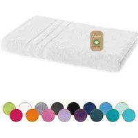 Lavea Handtücher Bali Handtuch 50x100 cm, Sporthandtuch, Fitness-Handtuch, Weiches Bio-Baumwollfrottee (1-St), pflegeleicht, GOTS-zertifiziert, extra saugstark mit 500g/m²