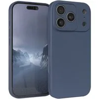 EAZY CASE Handyhülle für Apple iPhone 17 Pro Hülle Silikon 6,3 Zoll, Handy Softcase mattierte Silikonhülle Back Cover Soft Blau / Petrol