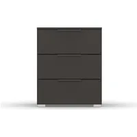 rauch Nachtkommode Nachttisch Nachtkonsole Nachtschrank SKAT MERIDIAN (inkl. SOFT-CLOSE-FUNKTION), mit 3 Schubladen in elegantem Design MADE IN GERMANY