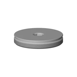 Dornbracht Abdeckung Ersatzteile 092102132 D. 44 x 8 mm Schwarz matt 092102132-33