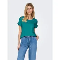 ONLY T-Shirt ONLMOSTER – Kurzarmshirt mit Aufschlag und klassischem Look Viskosemischung, regular fit