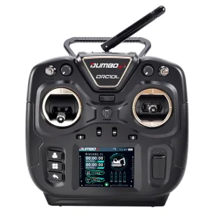 DUMBORC DRC10L 2.4GHz 10CH PWM SBUS PPM CRSF 2.8-Inch IPS Screen Radio Transmitter with P10F/P16MR/P16MRP Receiver for F