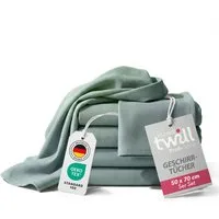 Blumtal Geschirrtuch 5er Set Premium Geschirrtücher Baumwolle 50x70 cm, (5-tlg), Ultra saugstarke zertifizierte Geschirrhandtücher (230gsm)