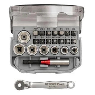 GEDORE red Steckschl.-Satz 1/4 23-teilig