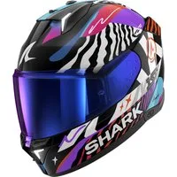 Shark Motorradhelm Skwal i3 Speed Fancy Helm, antifog beschichtet,vorbereitet für Kommunikationssystem,geeignet