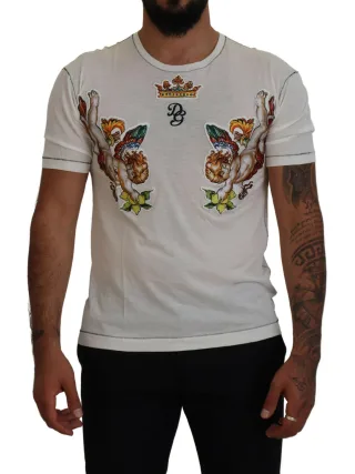 Lässiges T-Shirt mit Engel-Motiv