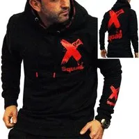 RMK Hoodie Herren Pullover mit Kapuze Pulli Kapuzenpullover Langarm X mit Baumwolle